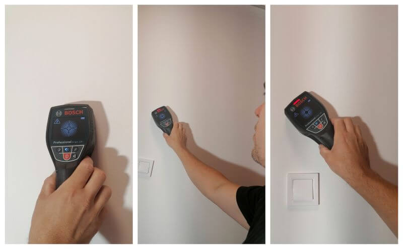 Minor repairs could be safer by scanning wall with professional tool beforehand.