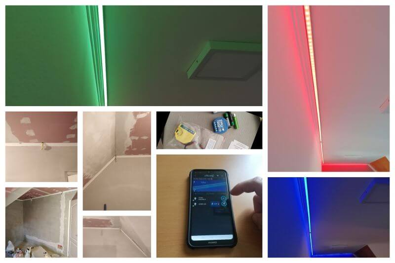 Electrical installation of smart LED light 
